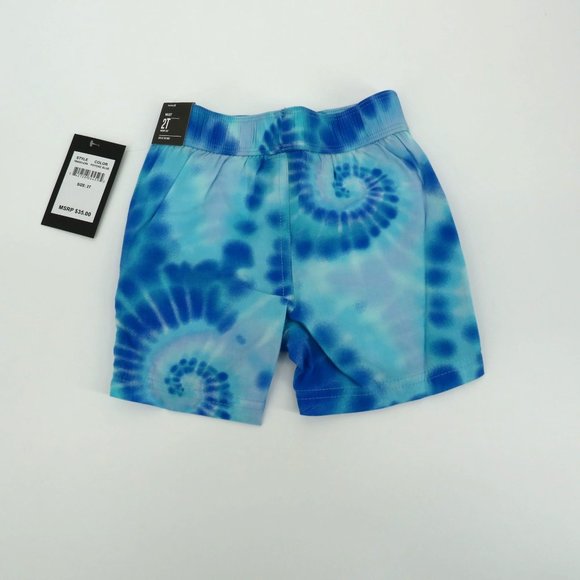 Hurley Toddlers Tie-Dye Swim Shorts  Psychic Blue Size 2T NWT $35 - Picture 2 of 3
